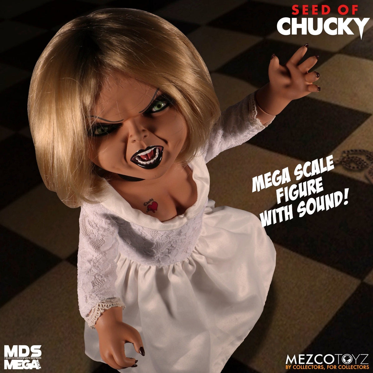 Seed Of Chucky - Talking Tiffany 15" MDS Megascale Collectible Figure - Tophatter Daily Deals