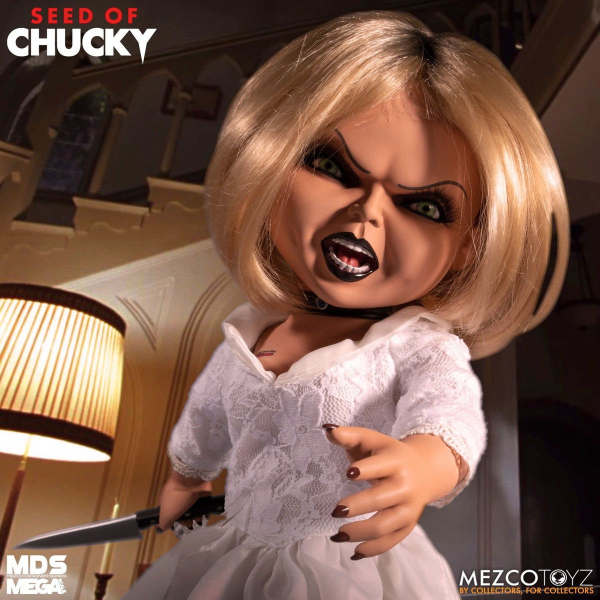 Seed Of Chucky - Talking Tiffany 15" MDS Megascale Collectible Figure - Tophatter Daily Deals