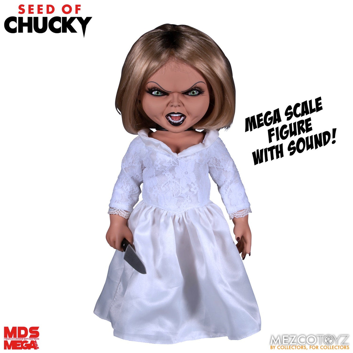 Seed Of Chucky - Talking Tiffany 15" MDS Megascale Collectible Figure - Tophatter Daily Deals