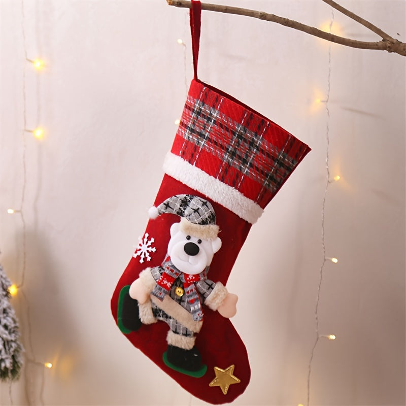 Boho Cotton Christmas Stockings Set of 4 Christmas - Tophatter Daily Deals