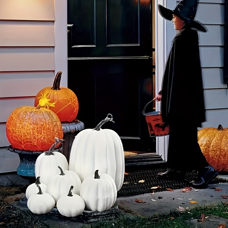 Halloween Pumpkin Decoration Set (7pcs) Halloween - Tophatter Daily Deals