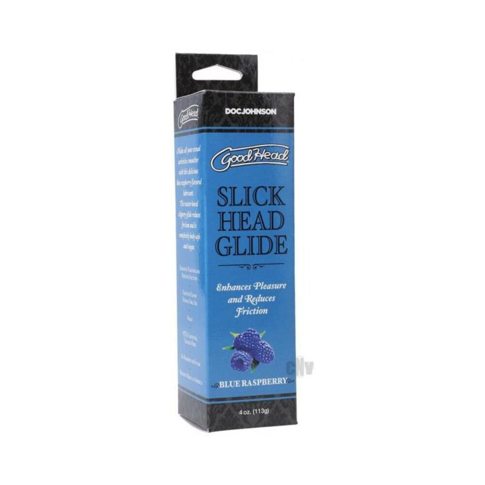 Goodhead Slick Head Glide Blue Raspberry 4 Oz. - Tophatter Daily Deals