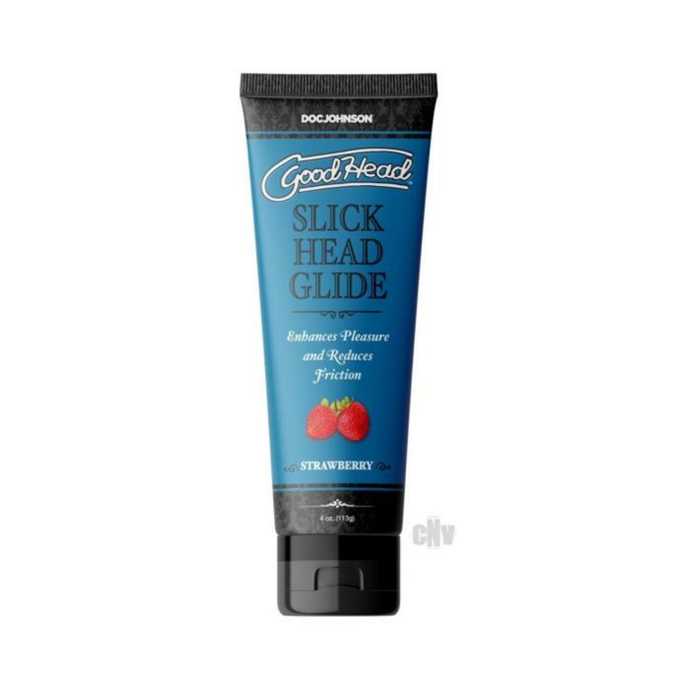 Goodhead Slick Head Glide Strawberry 4 Oz. - Tophatter Daily Deals