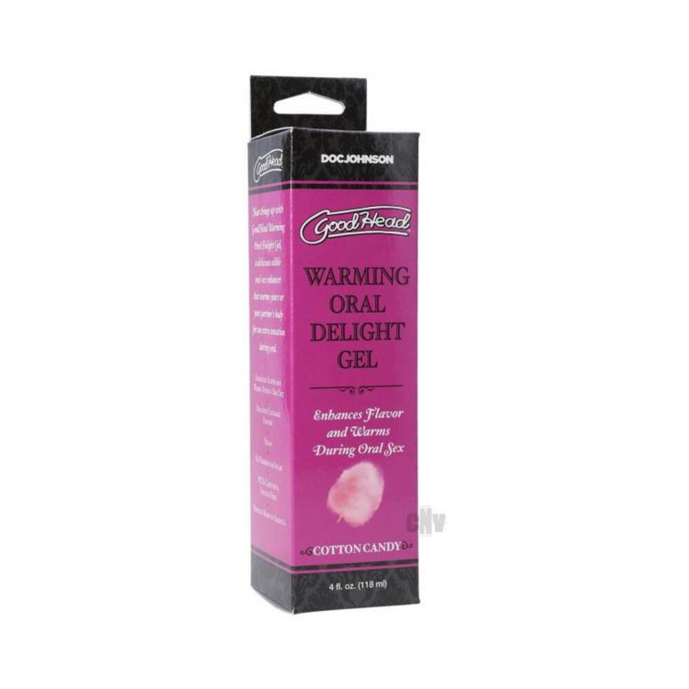 Goodhead Warming Head Oral Delight Gel Cotton Candy 4 Oz. - Tophatter Daily Deals