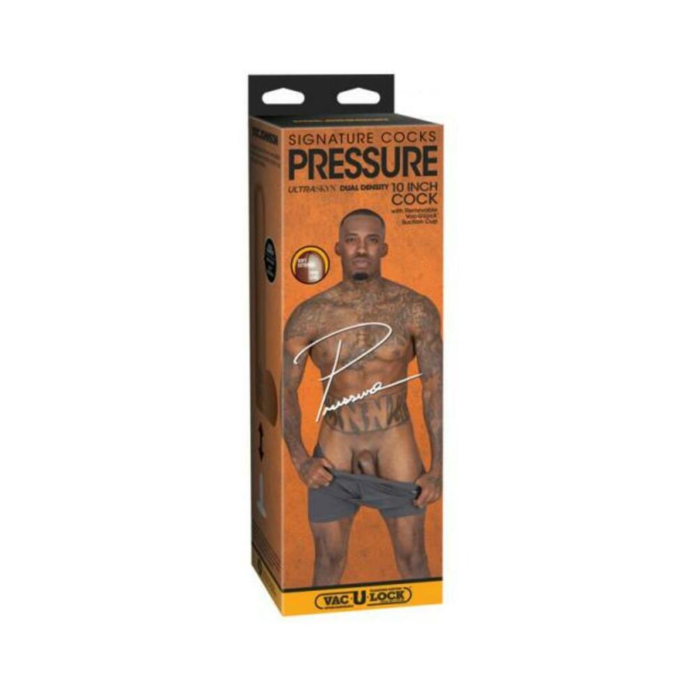 Signature Cocks Pressure 10 In. Ultraskyn Vac-u-lock Dildo - Wholesale Prices (Limited Deals)