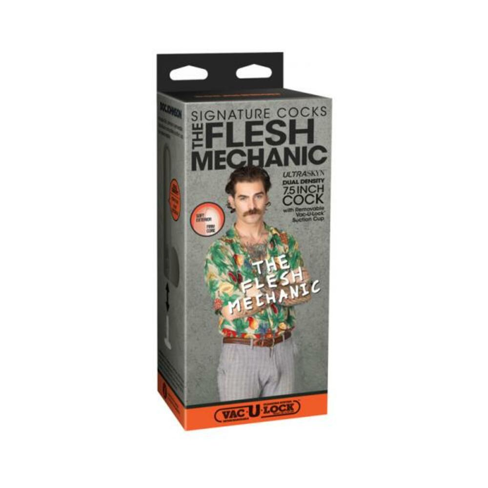 Signature Cocks The Flesh Mechanic 7.5 In. Ultraskyn Vac-u-lock Dildo - Tophatter Daily Deals