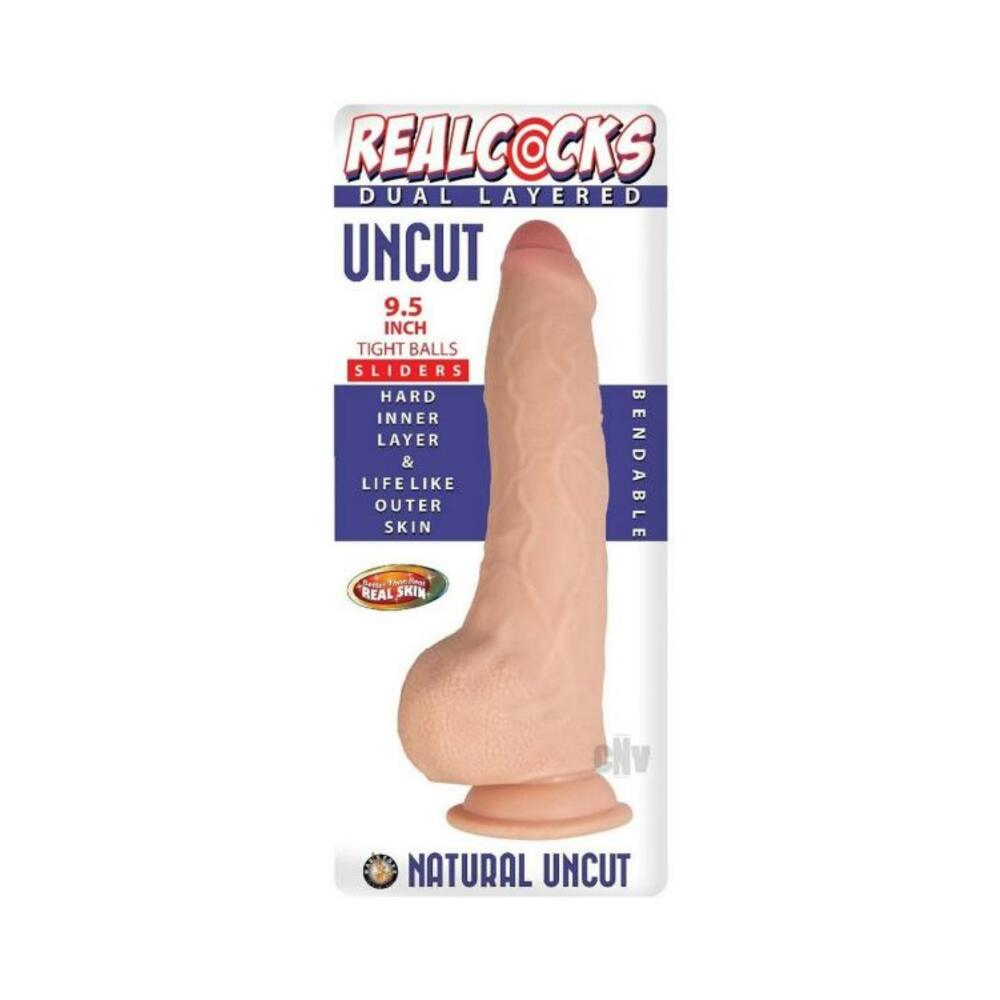 Realcocks Dual Layered Uncut Slider Tight Balls 9.5 In. Light - Tophatter Daily Deals