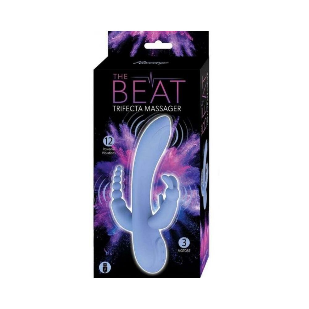 The Beat Trifecta Massager Violet - Tophatter Daily Deals