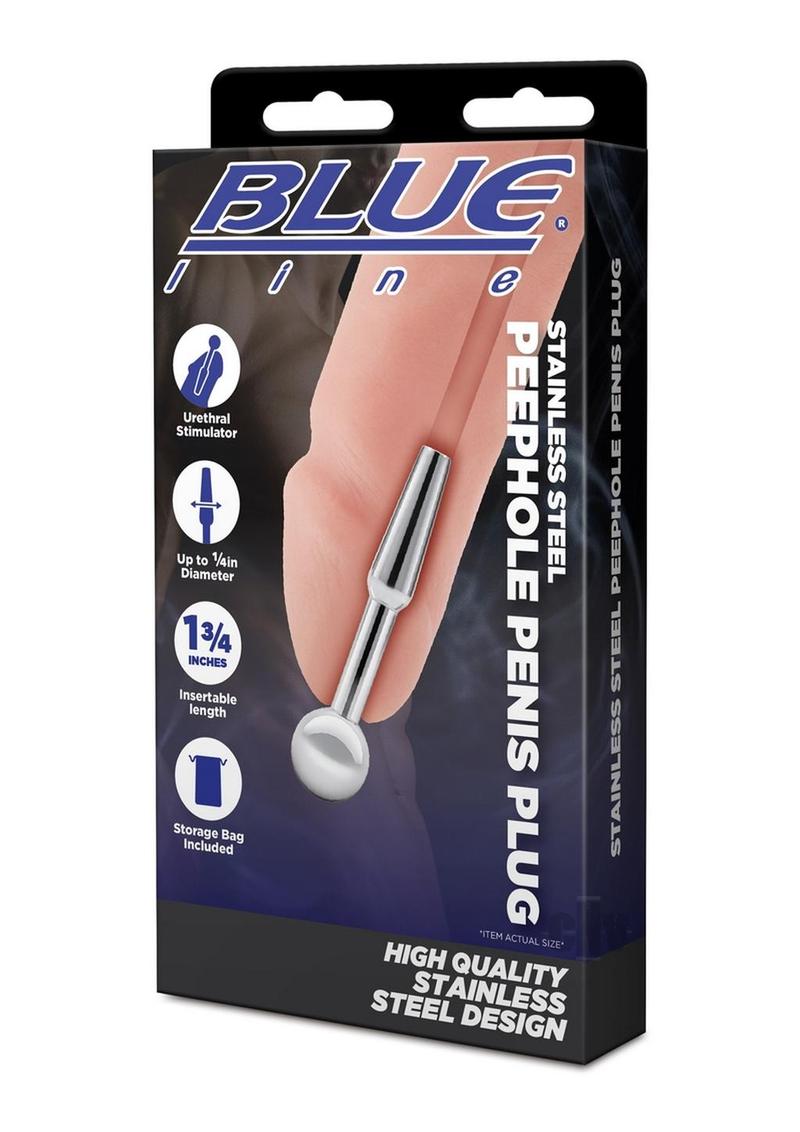 Blueline Stain Steel Peephole Penis Plug - Tophatter Daily Deals
