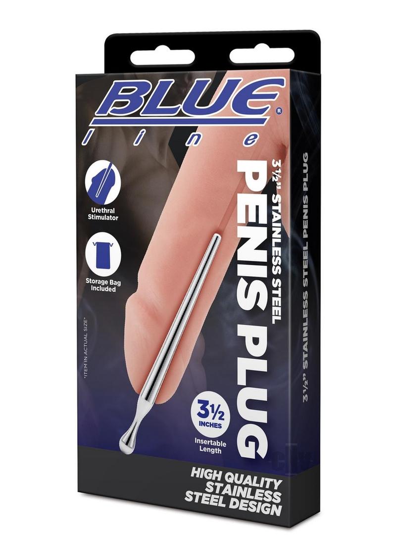 Blueline Steel Penis Plug 3.5 - Tophatter Daily Deals