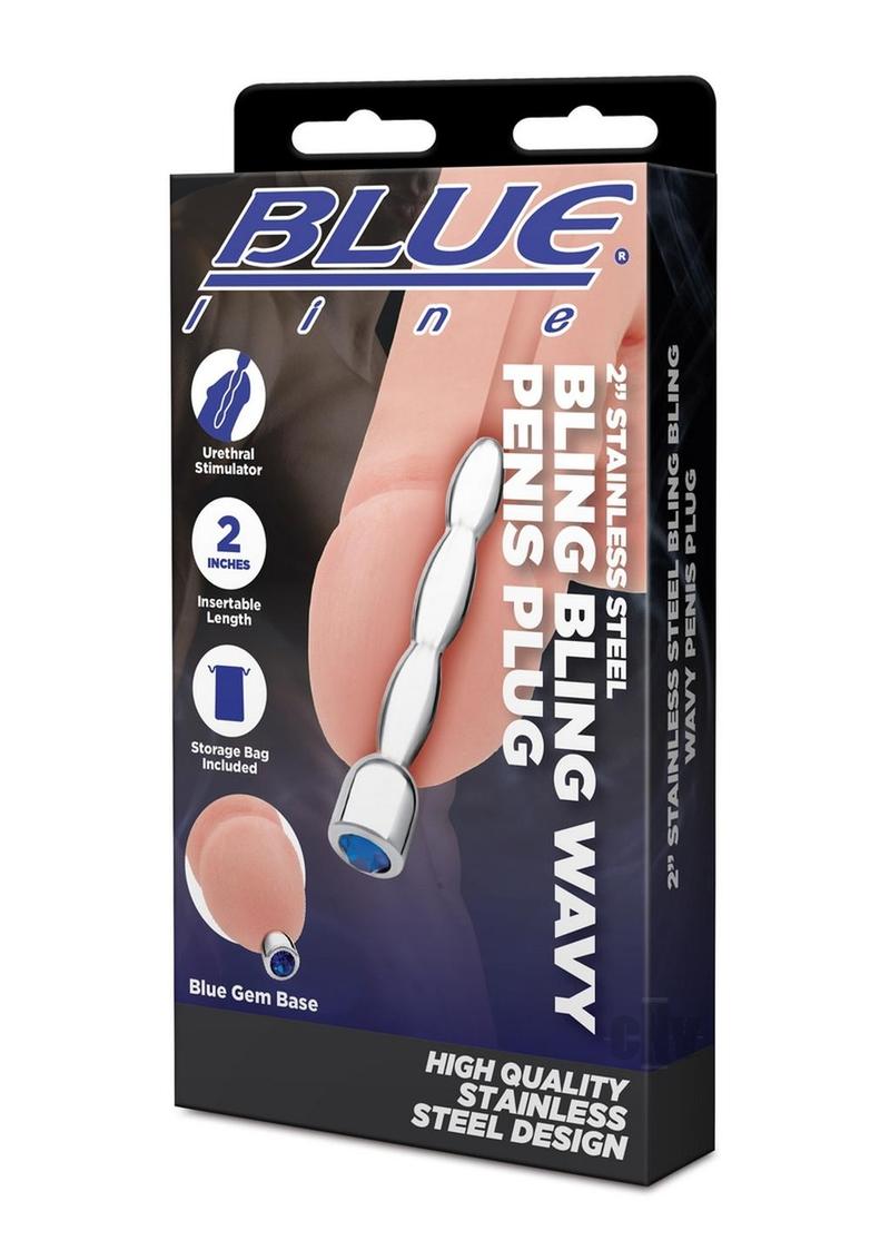 Blueline Steel Bling Bling Wavy 2 - Tophatter Daily Deals