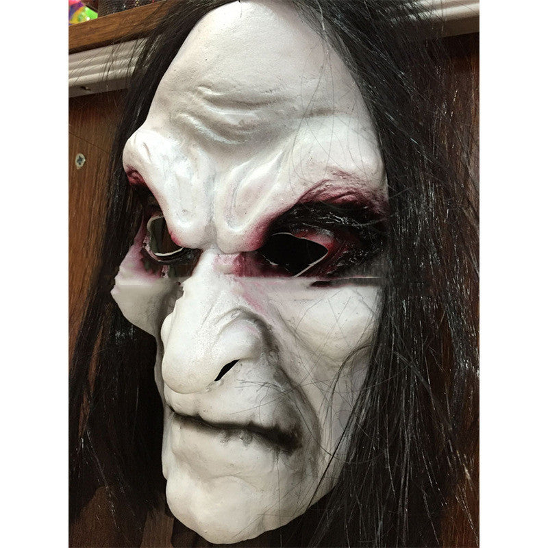 Halloween Mask One Size Rubber Zombie Ghost Scary 2025 3D Changing Face Moving Picture Frame - Tophatter Daily Deals