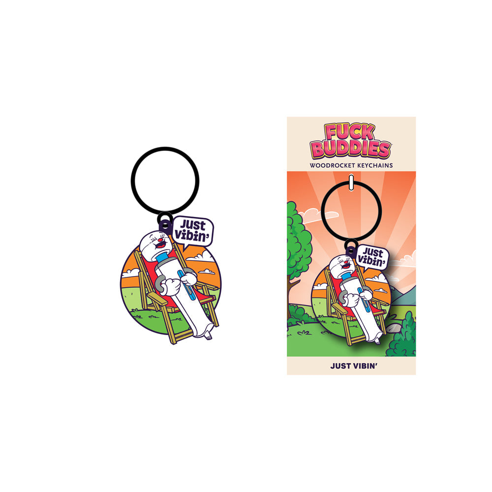 Fuck Buddies Just Vibin Keychain - Tophatter Daily Deals