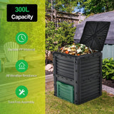 Garden Compost Bin with Rotate Function Composters - Tophatter Daily Deals
