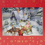 3D Winter Landscape Advent Calendar | Victorian Pull-Out Snow Scene 3D Countdown Advent Calendar - Tophatter Daily Deals