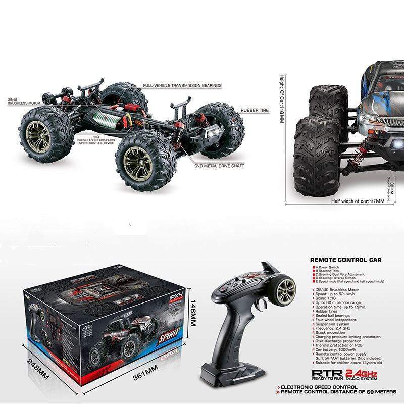 Brushless New Product 4WD Remote Control Car Toys 0 - Tophatter Daily Deals