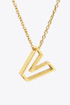 U to Z Letter Pendant Nekclace Necklaces - Tophatter Daily Deals