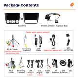 Android Large Screen Central Control Vehicle Navigation Radio Screen 0 - Tophatter Daily Deals