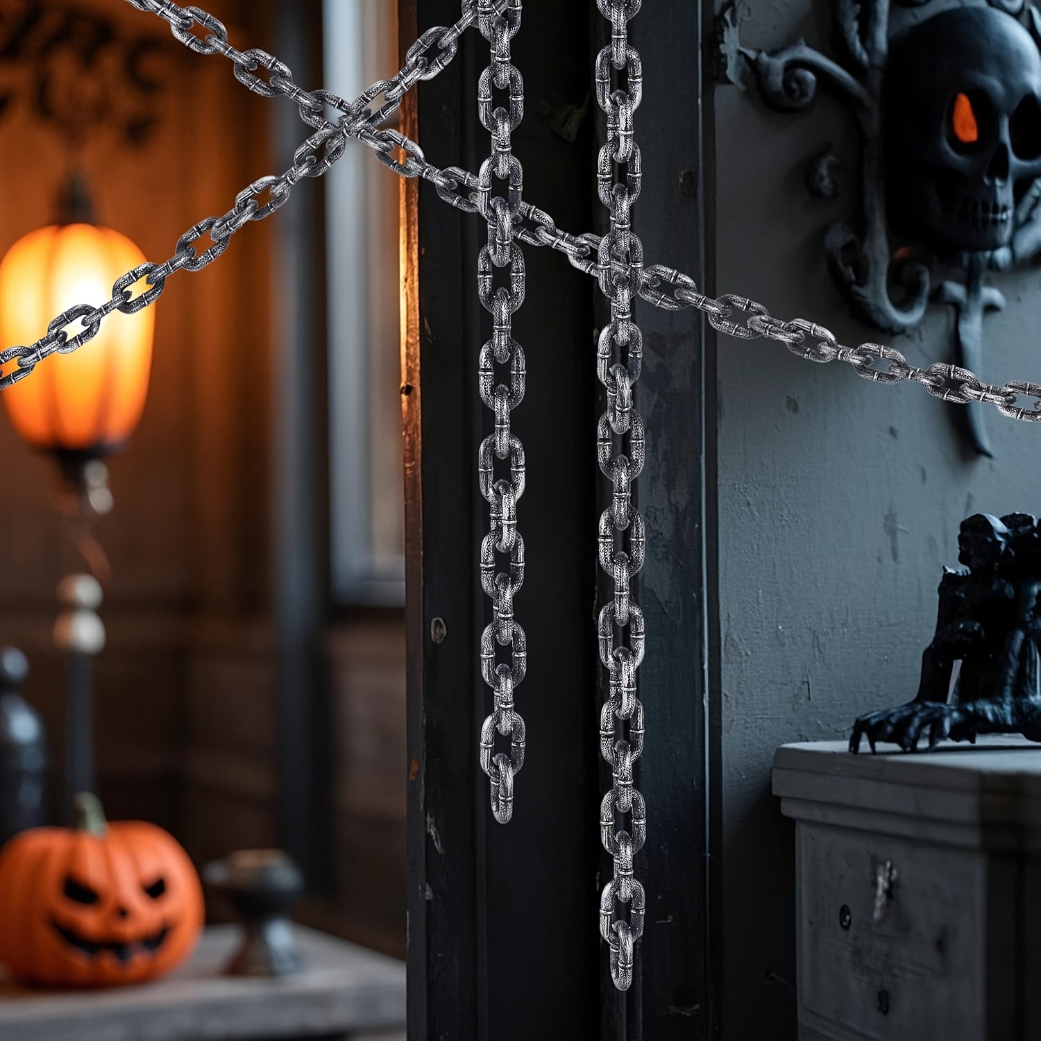 Halloween Plastic Chain Haunted Decoration Halloween - Tophatter Daily Deals