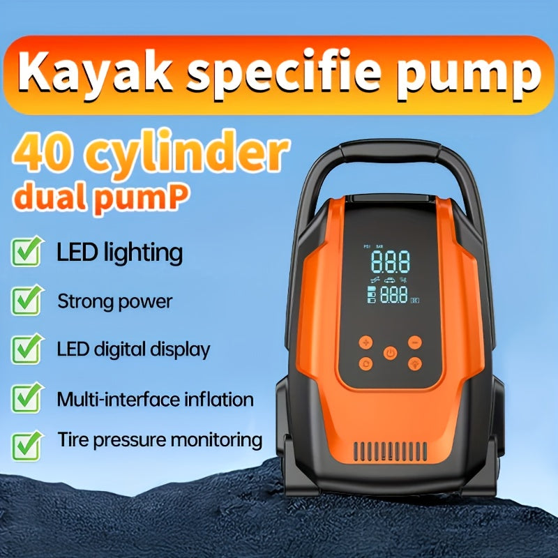 Multifunctional Inflatable Pump with LED Display Tools > Air Compressor > Air Compressors - Tophatter Daily Deals