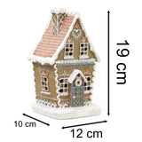 LED Gingerbread House | Light-Up Christmas Gingerbread House Ornament - 20cm Ornament - Tophatter Daily Deals