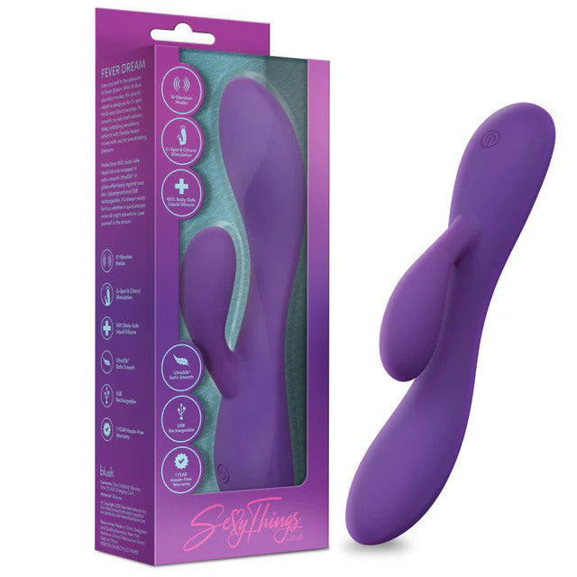 Sexy Things Fever Dream (Purple) – Rabbit Vibrator > Vibrators > Ladies > Rabbit - Tophatter Daily Deals