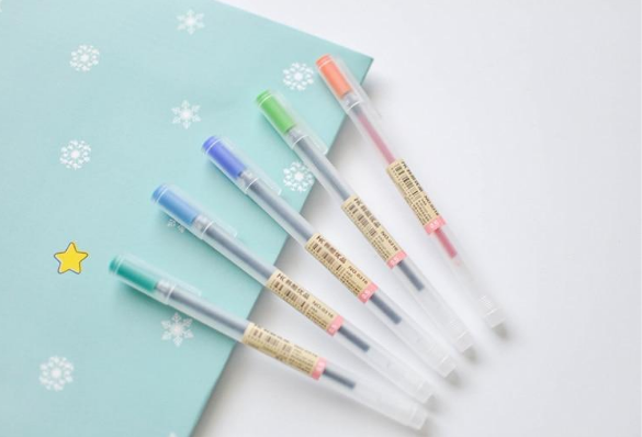12 PieceMuji Gel Pen Set 0 - Tophatter Daily Deals