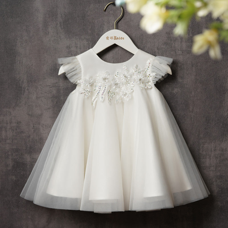 Baby Girl One Year Old Formal Dress Korean Birthday 0 - Tophatter Daily Deals