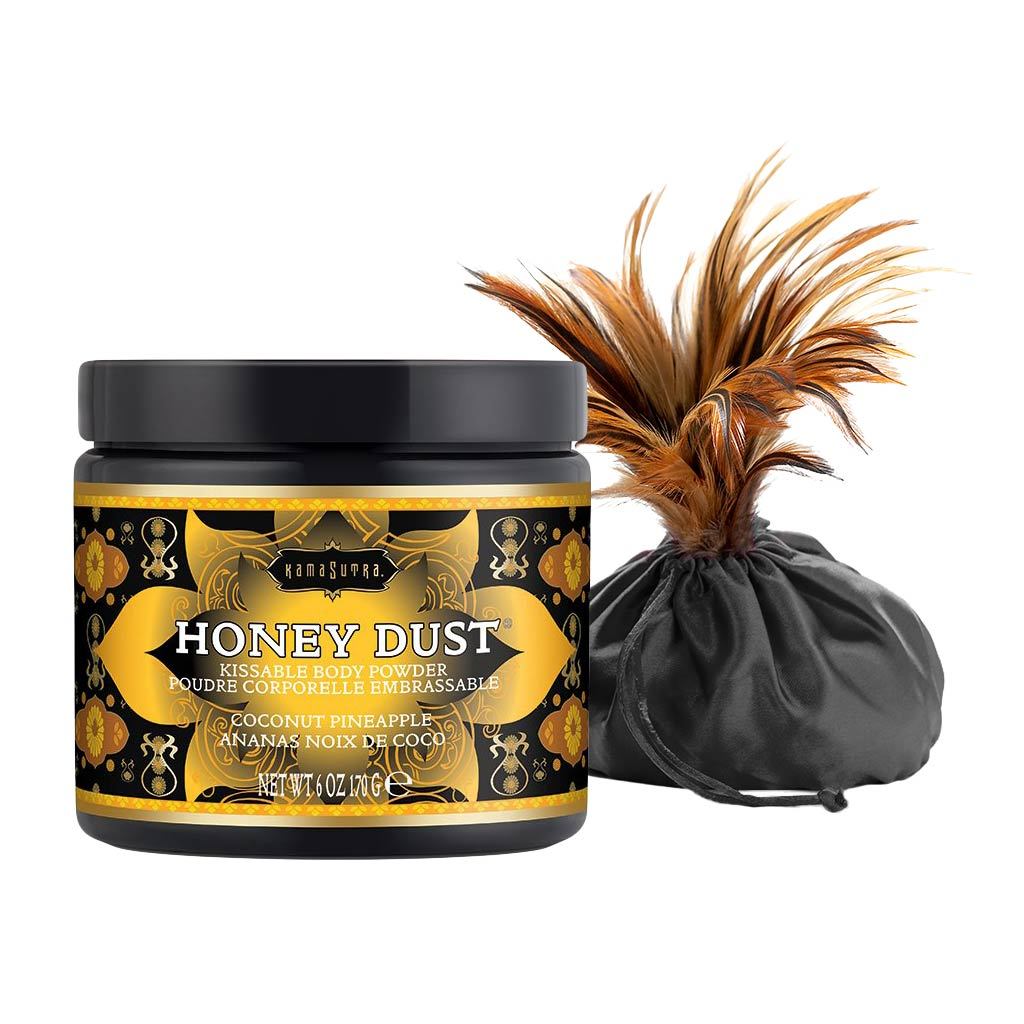 Kama Sutra Honey Dust Kissable Body Powder Coconut Pineapple Body Powder - Tophatter Daily Deals