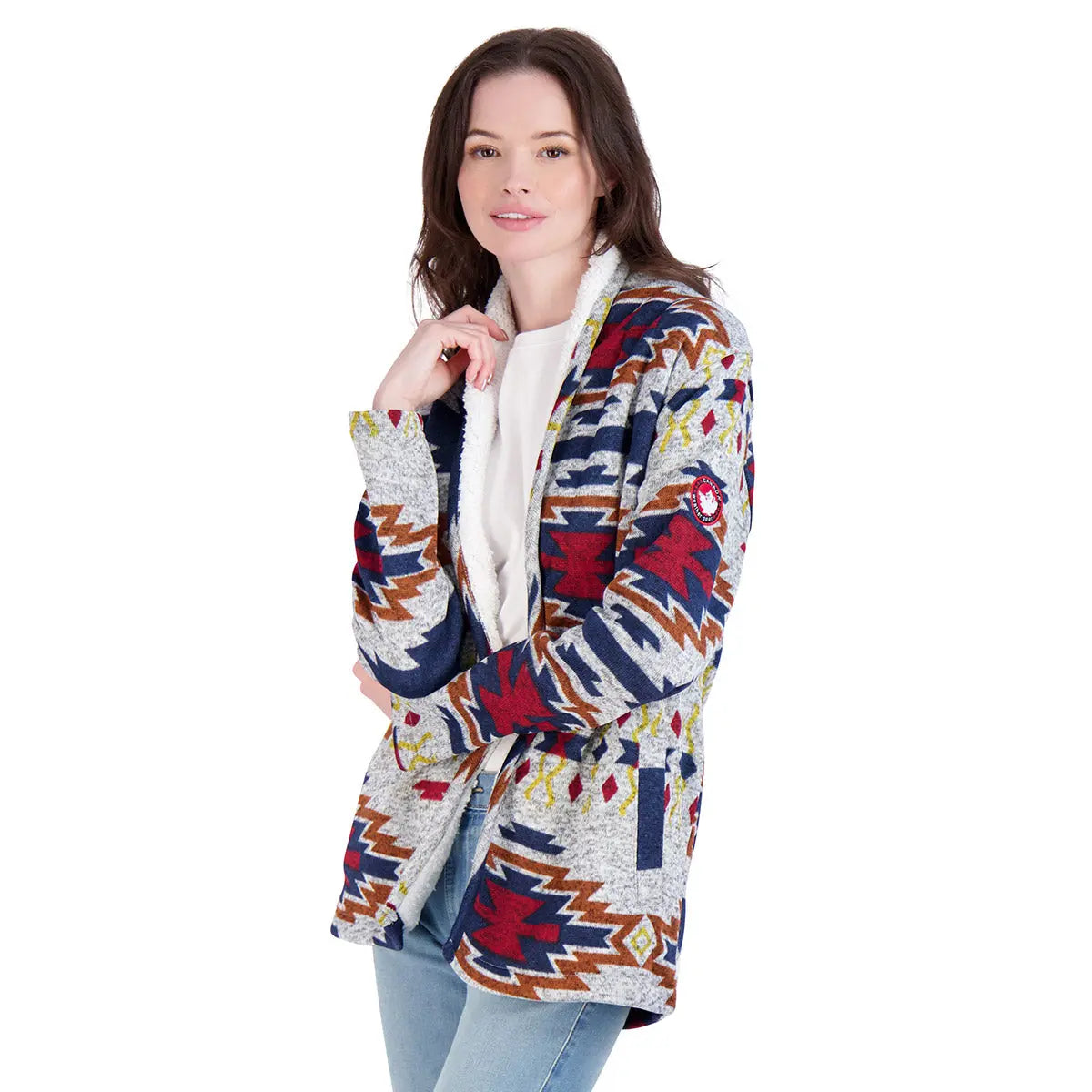 Canada Weather Gear Women's Fleece Cardigan Sweaters & Cardigans - Tophatter Daily Deals