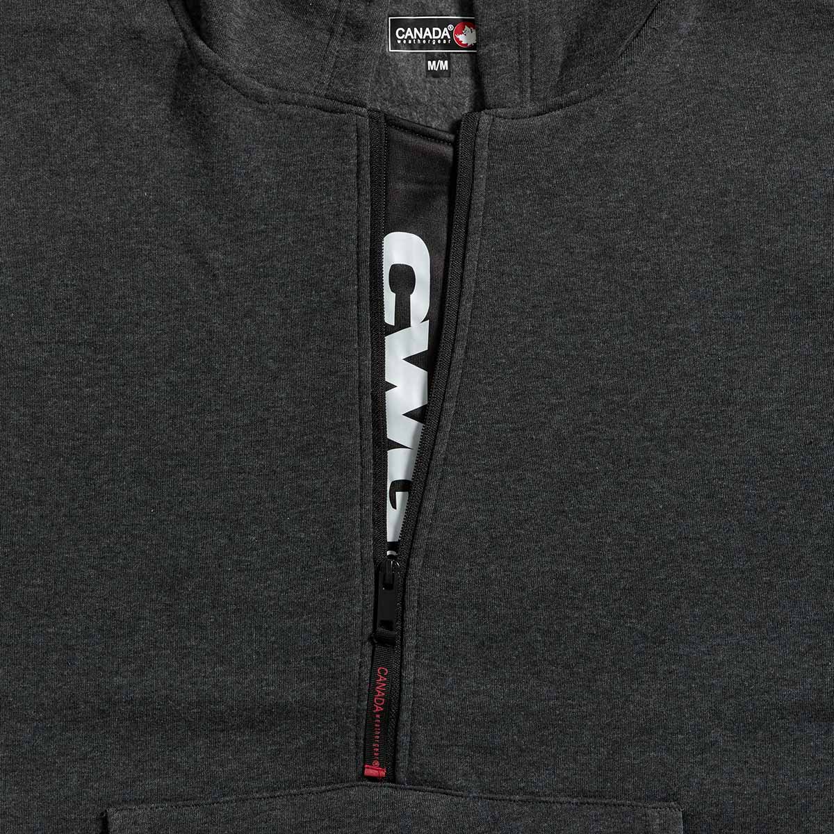 Canada Weather Gear Men's 1/2 Zip Hoodie Half Zip & Quarter Zip - Tophatter Daily Deals