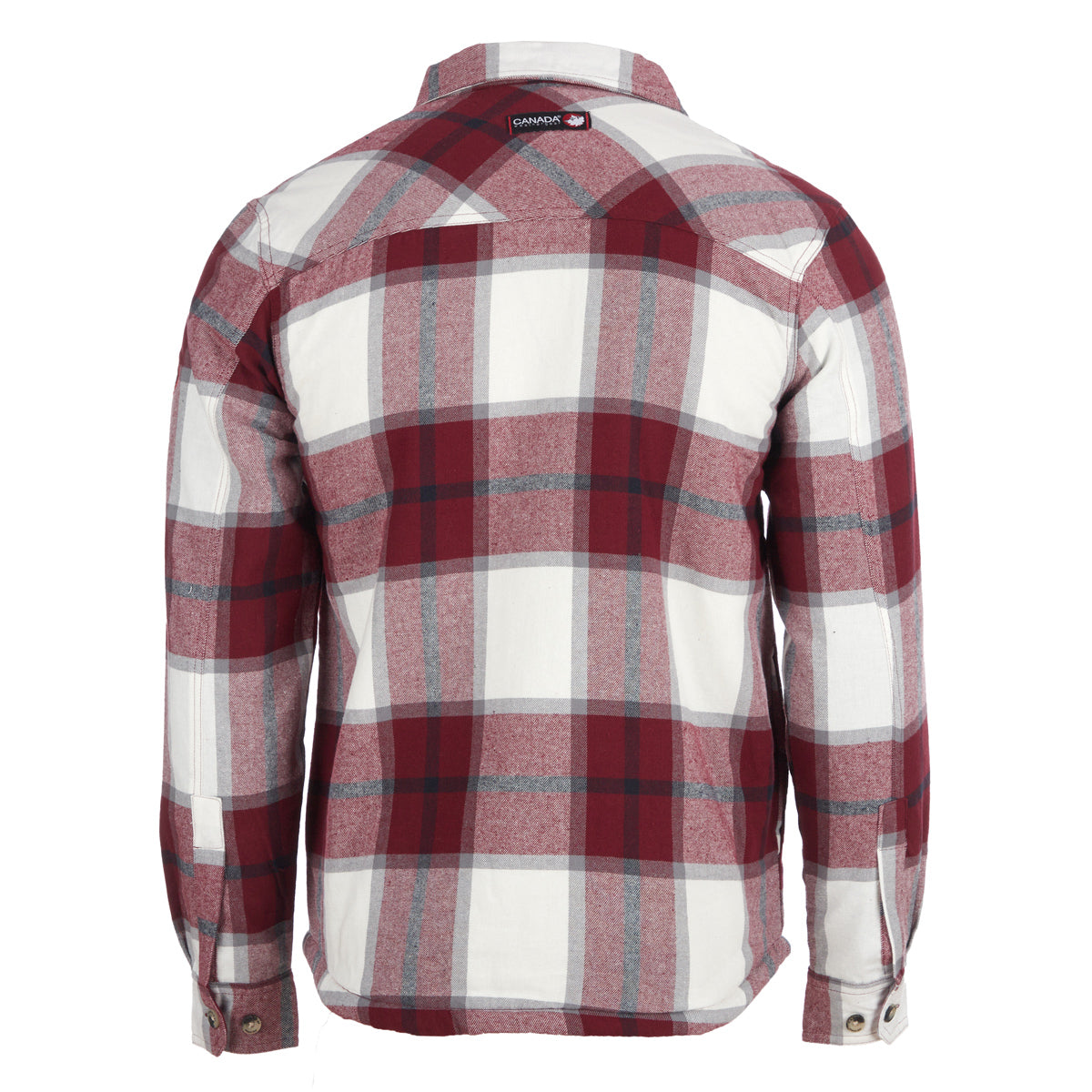 Canada Weather Gear Men's Sherpa Lined Flannel Long Sleeves - Tophatter Daily Deals