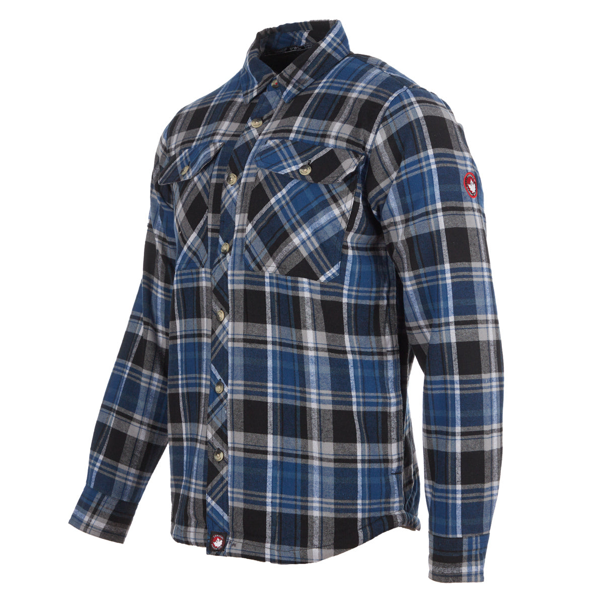 Canada Weather Gear Men's Sherpa Lined Flannel Long Sleeves - Tophatter Daily Deals