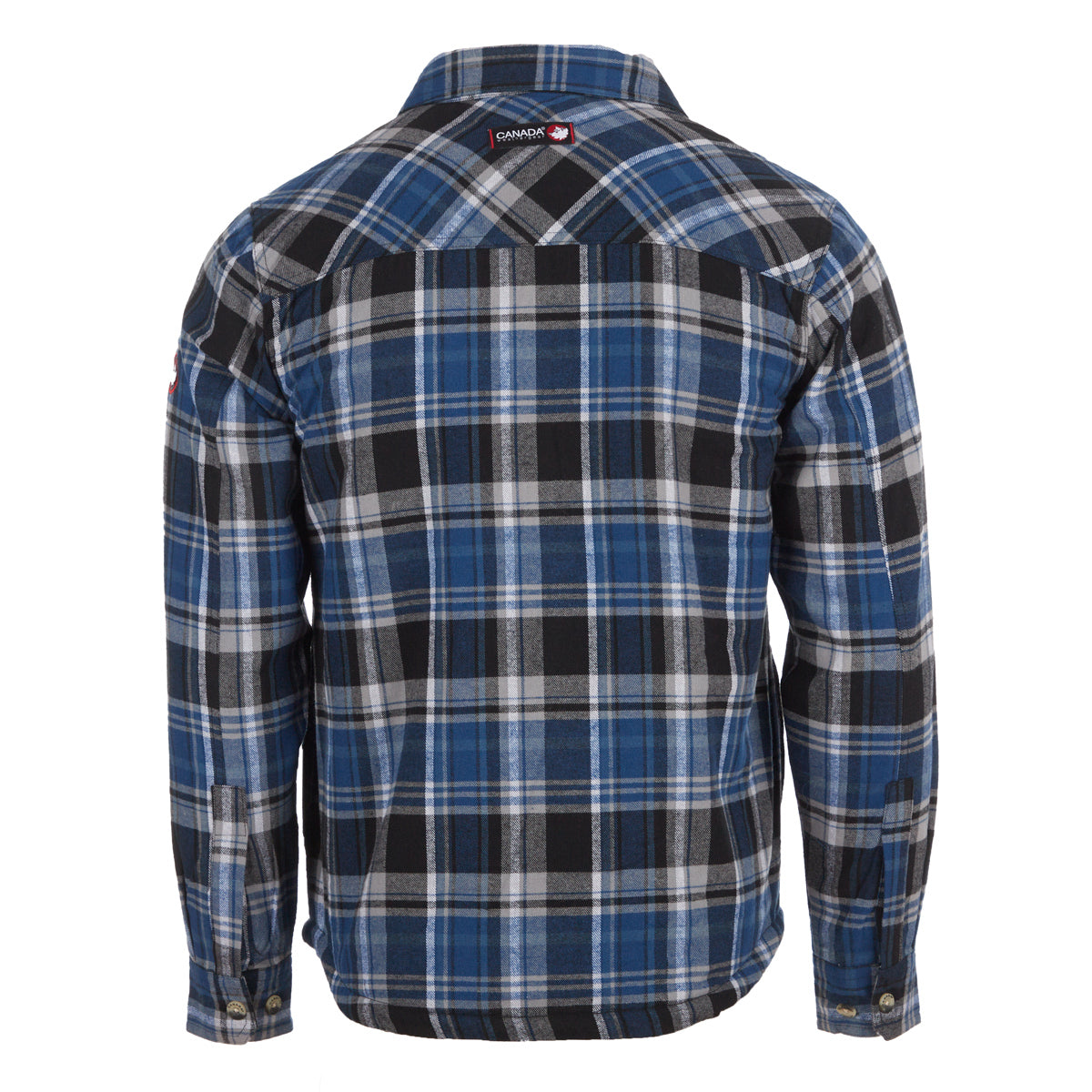 Canada Weather Gear Men's Sherpa Lined Flannel Long Sleeves - Tophatter Daily Deals