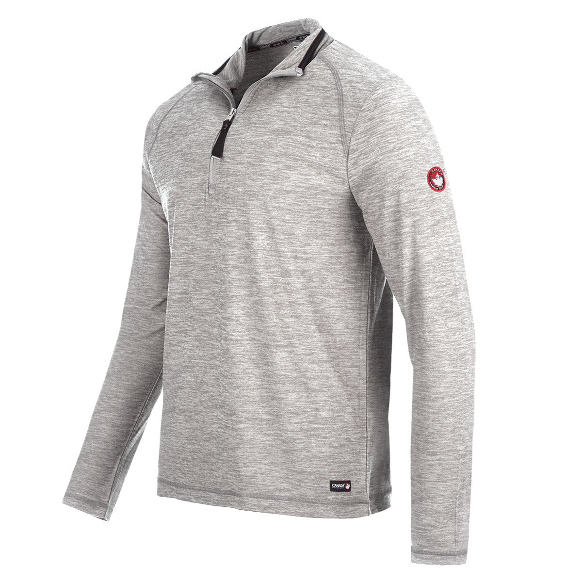Canada Weather Gear Men's Fleece-Dye Supreme Soft 1/4 Zip Half Zip & Quarter Zip - Tophatter Daily Deals