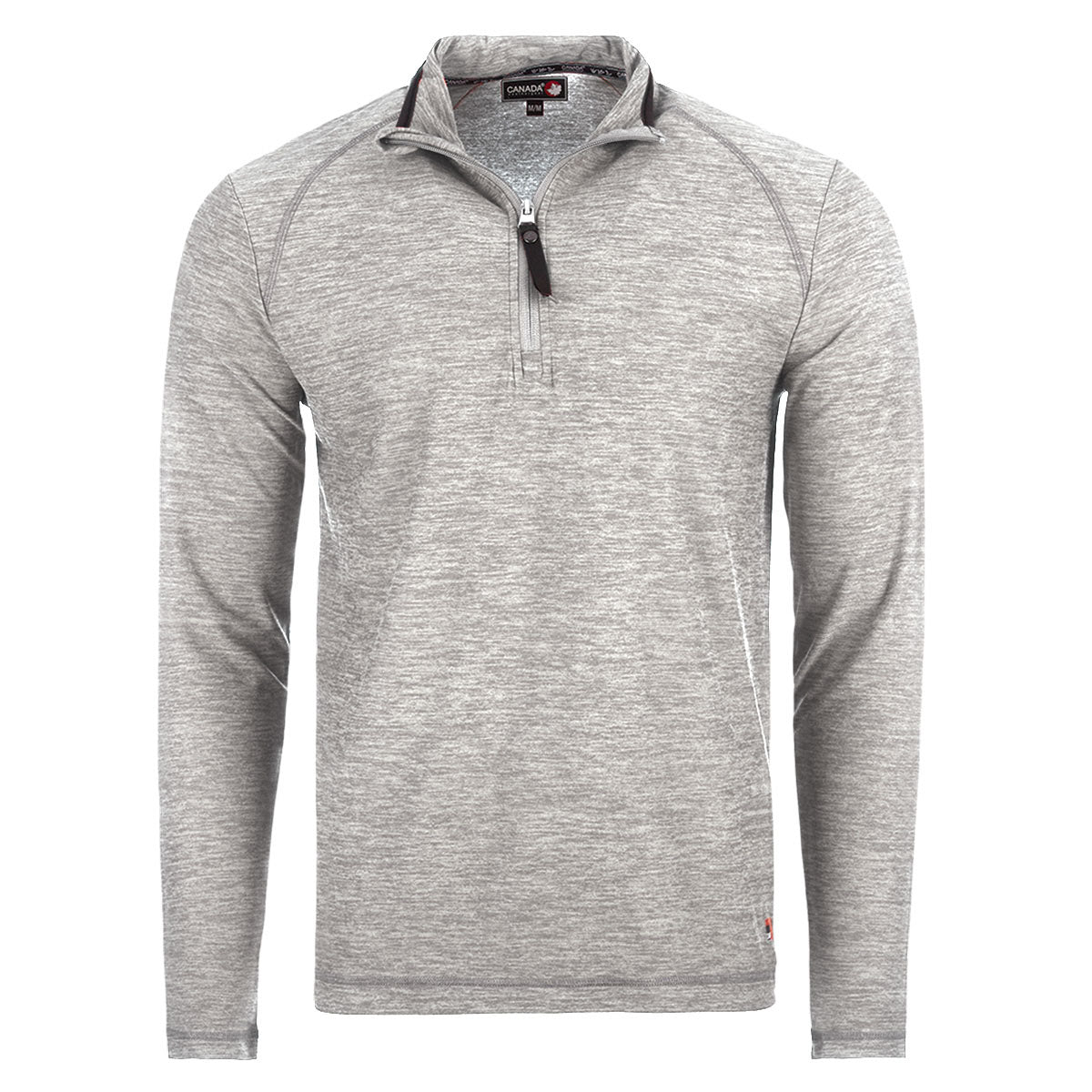 Canada Weather Gear Men's Fleece-Dye Supreme Soft 1/4 Zip Arctic Wolf Chiseled Half Zip & Quarter Zip - Tophatter Daily Deals