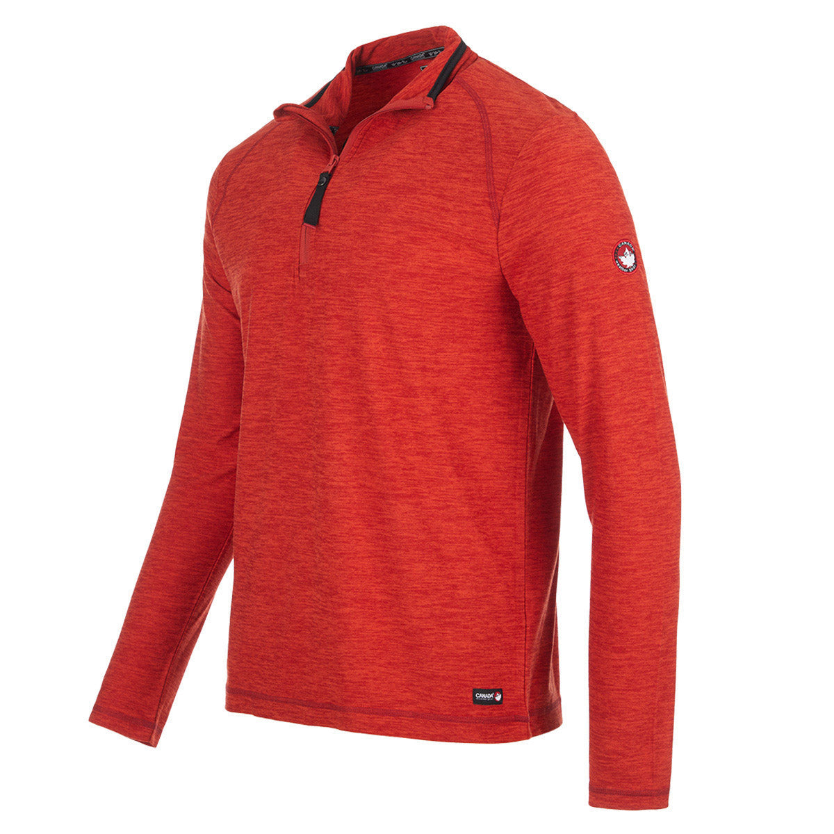 Canada Weather Gear Men's Fleece-Dye Supreme Soft 1/4 Zip Half Zip & Quarter Zip - Tophatter Daily Deals