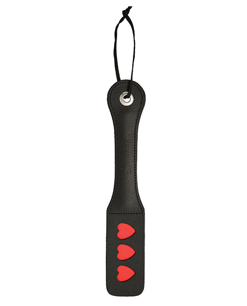 Sportsheets 12" Leather Heart Impression Paddle Paddles - Tophatter Daily Deals