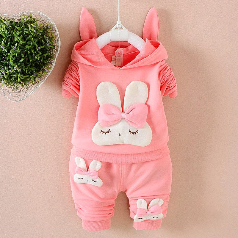Baby long sleeve suit Pink 0 - Tophatter Daily Deals