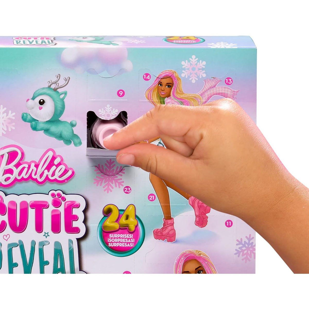 Barbie Cutie Reveal Christmas Advent Calendar | Barbie Doll Kids Advent Calendar Advent Calendar - Tophatter Daily Deals