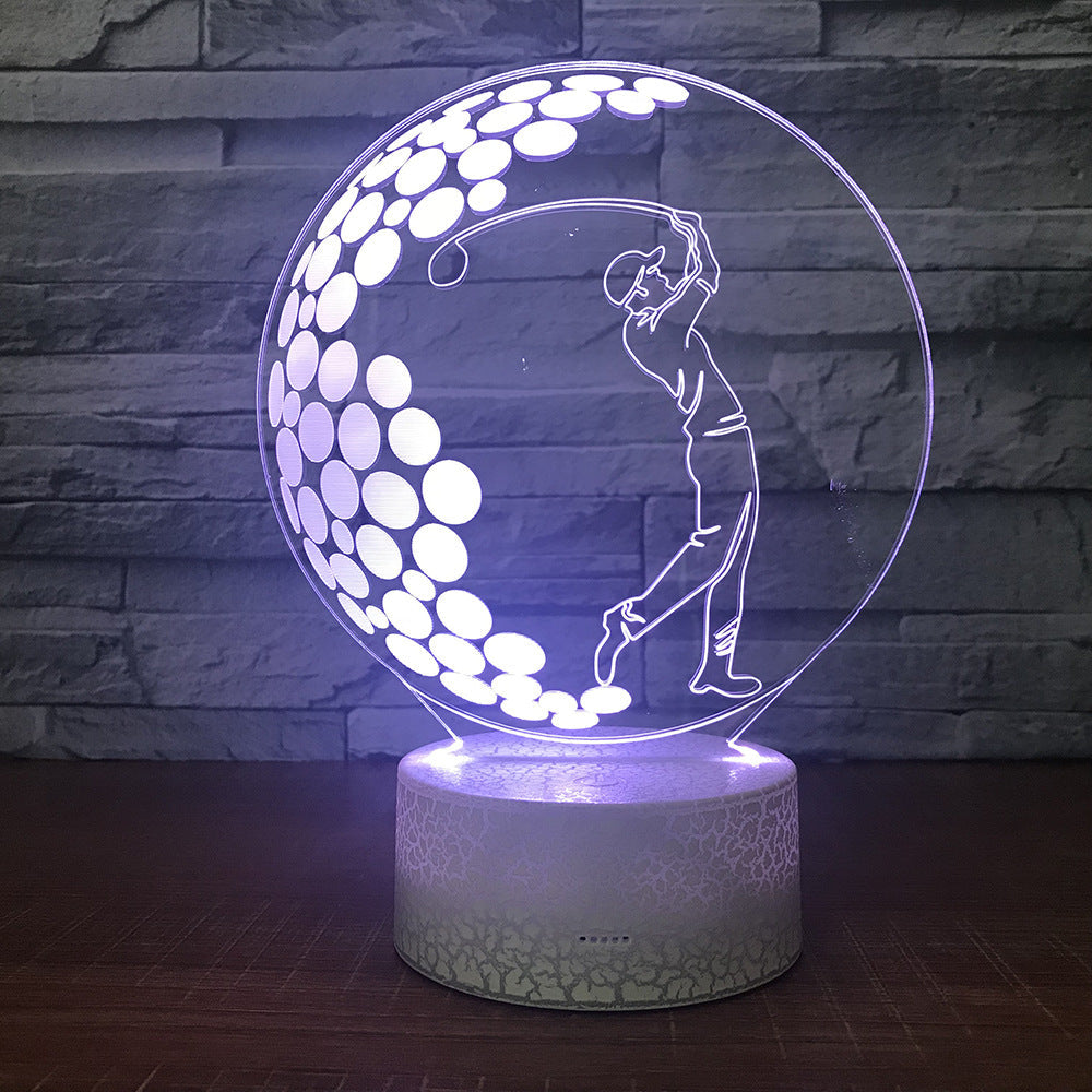 3D Small Table Lamp 0 - Tophatter Daily Deals