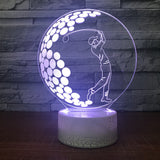 3D Small Table Lamp 0 - Tophatter Daily Deals