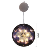 Halloween LED Lantern 160mm PVC Decor, IP44 Spooky Glow 3 Style 3D Changing Face Moving Picture Frame - Tophatter Daily Deals
