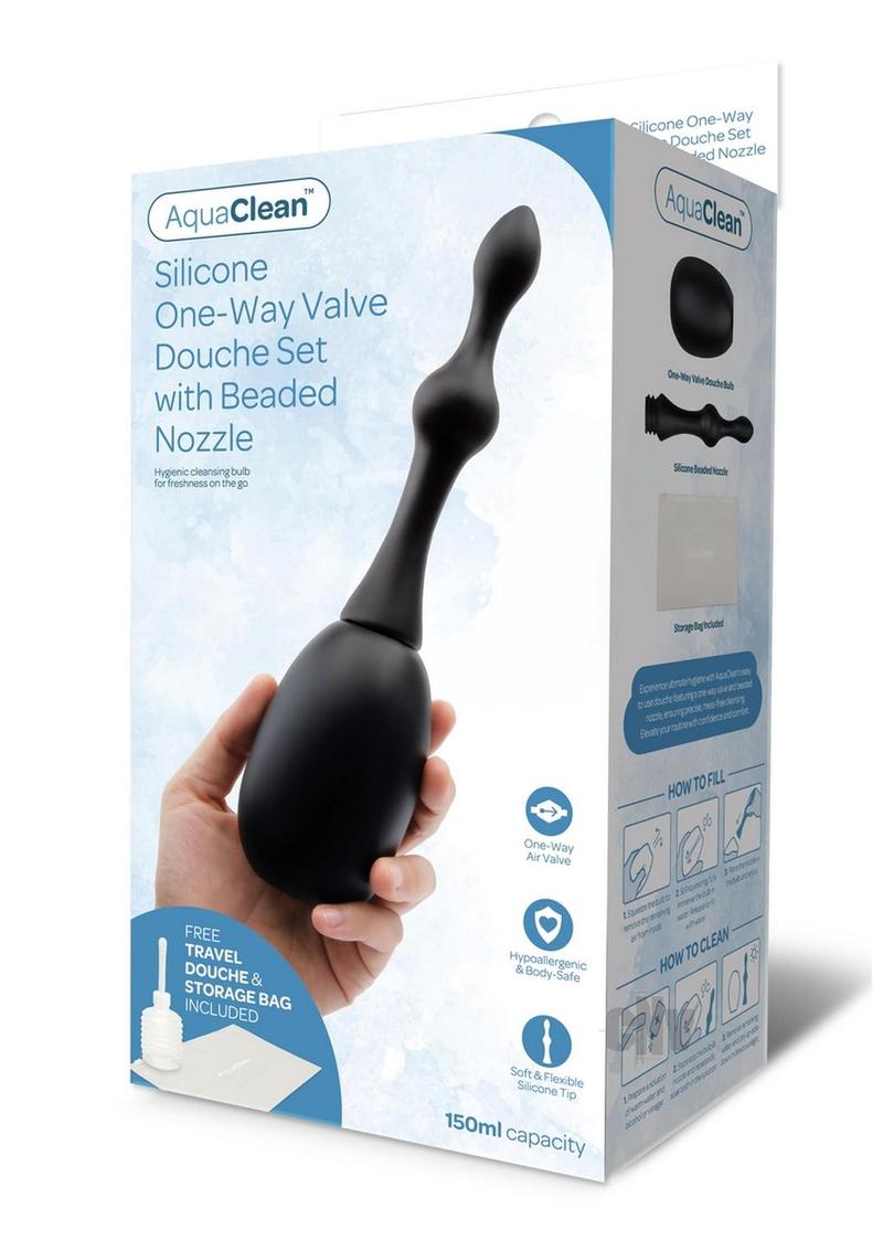 Ultraclean 150ml Douche W/anal Bead Blk - Tophatter Daily Deals