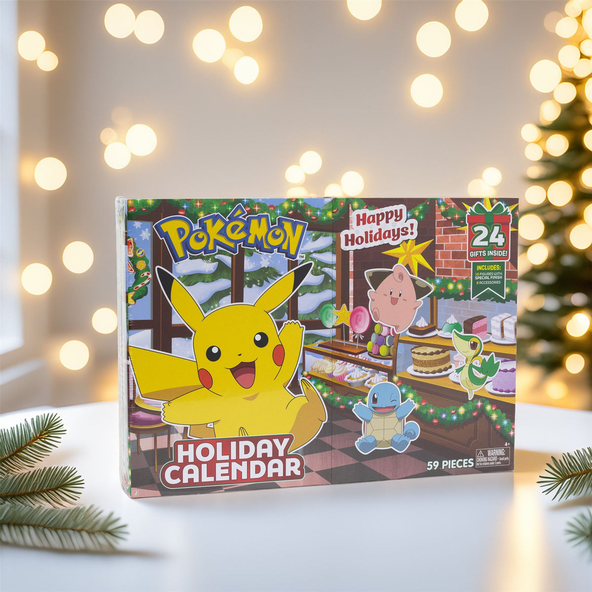Pokemon Christmas Advent Calendar | 24 Days of Festive Figures and Accessories Advent Calendar - Tophatter Daily Deals