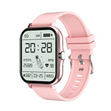 Blood Pressure Heart Rate Sleep Monitoring Sports Bracelet Pink 0 - Tophatter Daily Deals