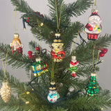 Set of 8 Nostalgia Christmas Baubles | 8 Traditional Christmas Tree Ornaments Baubles - Tophatter Daily Deals