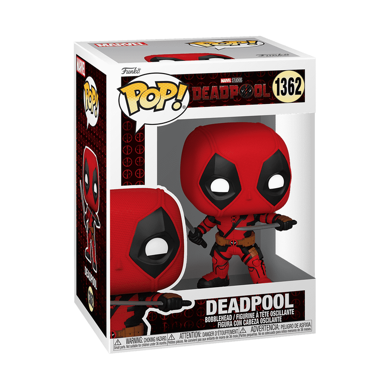 Deadpool & Wolverine – Deadpool with Swords Pop! Vinyl Figure Pop! Vinyl Figure - Tophatter Daily Deals