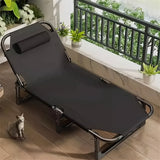 Sun Lounge Bed with Adjustable Recline Outdoor Recreation > Camping > Camp Furniture - Tophatter Daily Deals