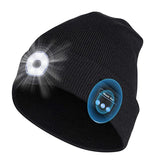 Bluetooth Headset Hat Led Luminous Wireless Music 0 - Tophatter Daily Deals